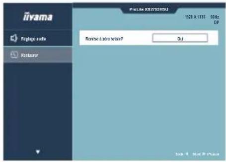 IIYAMA ProLite XB2793QSU - Raccourci - 2