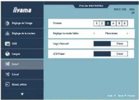 IIYAMA ProLite XB2793QSU - Raccourci - 9