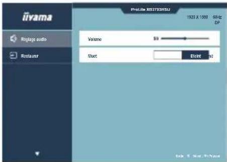 IIYAMA ProLite XB2793QSU - Raccourci - 14