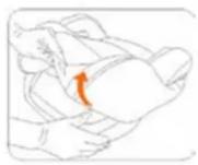 BabyGO Booster iSize - Remove and assemble the fabric cover - 1