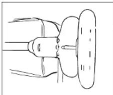 BabyGO Cozy Rider - ROUES ARRIÈRE TISSU DE LA POUSSETTE - 1