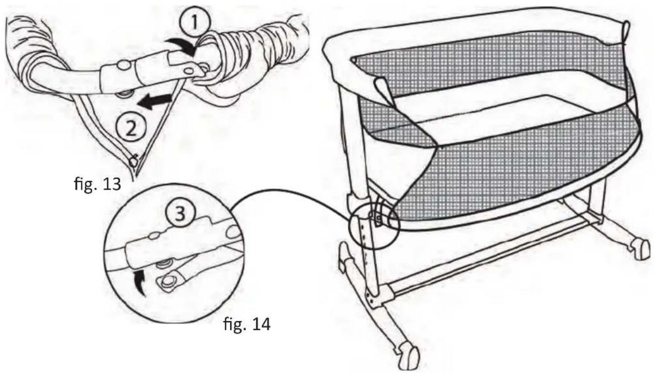 BabyGO Vivaldi - Instruction for fixing to parents' bed - 2
