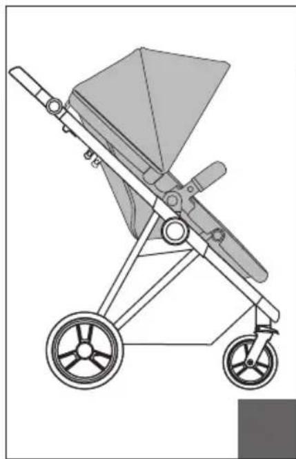 BabyGO Halime Air 3in1 - Poussette - 3