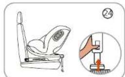 BabyGO Move360 - RETIREZ LA FIXATION ISOFIX ET CACHEZ LE PIED DE SUPPORT: - 2
