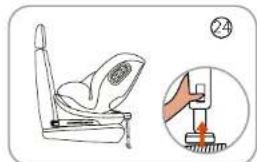 BabyGO Move360 - ISOFIX-BEFESTIGUNG ENTFERNEN UND VERSTECKEN SIE DAS STUTZBEIN. - 2