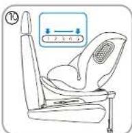 BabyGO Move360 - ADJUST THE ANGLE RECLINING OF CAR SEATADJUST THE HEIGHT OF HEADREST - 3