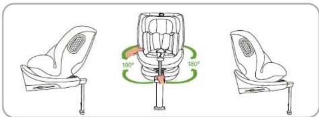 BabyGO Move360 - LA FONCTION DE ROTATION.LE COUSSIN POUR NOUVEAU-NE. - 2