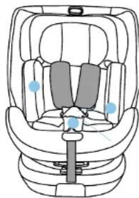BabyGO Move360 - INSTALLATION DES STOFFBEZUGS - 4