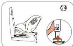 BabyGO Move360 - ISOFIX-BEVESTIGING VERWIJDEREN EN HET STEUNBEEN VERBERGENINSTALLAT - 2