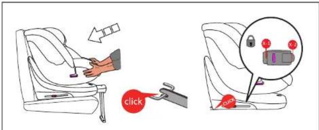BabyGO Prime360 - INSTALLING ISOFIX ATTACHMENT INSTALLATION OF SUPPORT LEG - 3