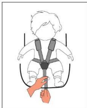 BabyGO Prime360 - THE USAGE OF BUCKLE ADJUST THE SAFETY BELT - 5