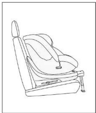 BabyGO Prime360 - INSTALLING THE CHILD SAFETY SEAT FORWARD FACING POSITION - 1