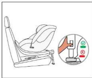 BabyGO Prime360 - INSTALLING ISOFIX ATTACHMENT INSTALLATION OF SUPPORT LEG - 4