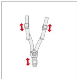 BabyGO Levels Newborn - VERWENDUNG DES SICHERHEITSGURTS - 1