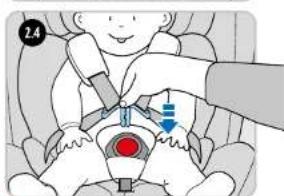 BabyGO Nova2 - THE USAGE OF BUCKLE ADJUST THE SAFETY BELT - 8