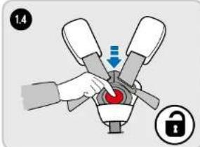 BabyGO Nova2 - THE USAGE OF BUCKLE ADJUST THE SAFETY BELT - 3