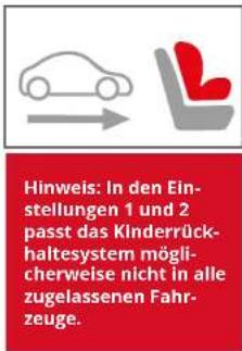 BabyGO Nova2 - NACH VORN GERICHTETE INSTALLATION 76-105CM - 1