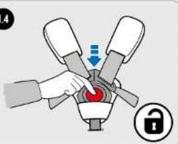 BabyGO Nova2 - UTILISATION DE LA BOUCLE RÉGLAGE DE LA CEINTURE DE SÉCURITÉ - 3