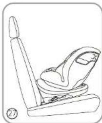 BabyGO Protection360 - INSTALLATION IN THE CAR REAR-FACING INSTALLATION WITH ISOFIX, TOP TETHER, AND 5-POINT HARNESS - 3