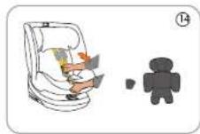 BabyGO Protection360 - INSTALLATION METHOD FOR THE TOP TETHER FIVE-POINT HARNESS HIDDEN - 7