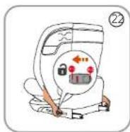 BabyGO Protection360 - ISOFIX-BEFESTIGUNG ENTFERNEN - 1