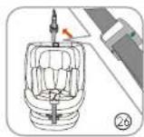 BabyGO Protection360 - INSTALLATION METHOD FOR THE TOP TETHER FIVE-POINT HARNESS HIDDEN - 6