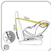 BabyGO Protection360 - INSTALLATION IM AUTO RÜCKWÄRTSGERICHTET ISOFIX + TOP TETHER + 5 PUNKT GURT - 4