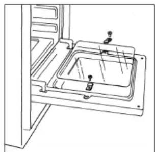 AEG S5614 - Replacer la porte du four - 2