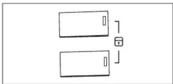 AEG T7DB7455PZ - Activation de l'option Sécurité enfants : - 1