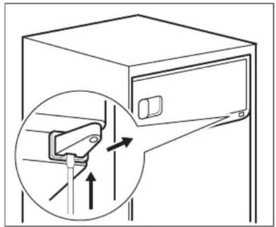AEG S71540TSW1 - Réversibilité de la porte du congélateur - 1