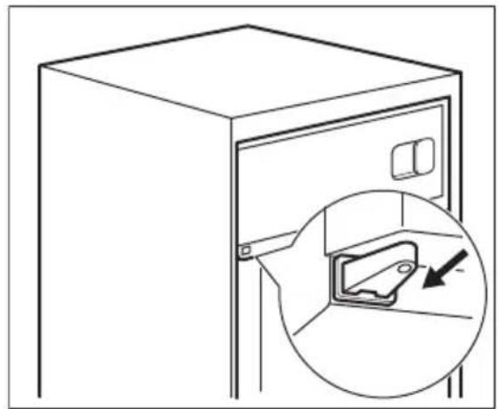 AEG S71540TSW1 - Reversibility of the freezer door - 5