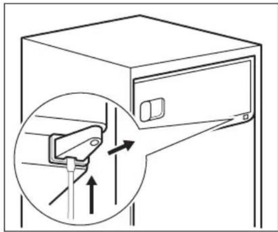 AEG S71540TSW1 - Reversibility of the freezer door - 1