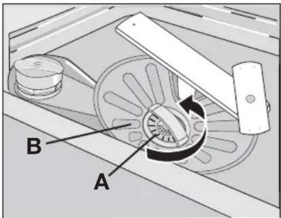 AEG GS60GV220 - To remove and clean the filters - 1