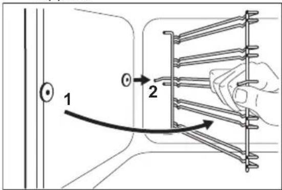 ELECTROLUX EKI6779AOX - Retrait des supports de gradins - 2