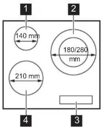 ELECTROLUX EKI6779AOX - Description de la table de cuisson - 1