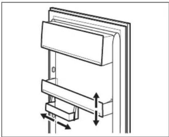 ELECTROLUX RRX1400AOW - Positionierung der Türablagen - 1