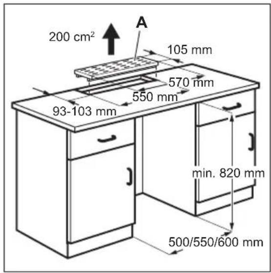 ELECTROLUX TC15013 - ENCASTREMENT SOUS UN PLAN DE TRAVAIL CONTINU - 1