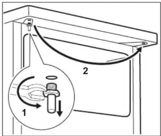 ELECTROLUX TC15013 - POSSIBILITÀ DI INVERTIRE LA PORTA - 2