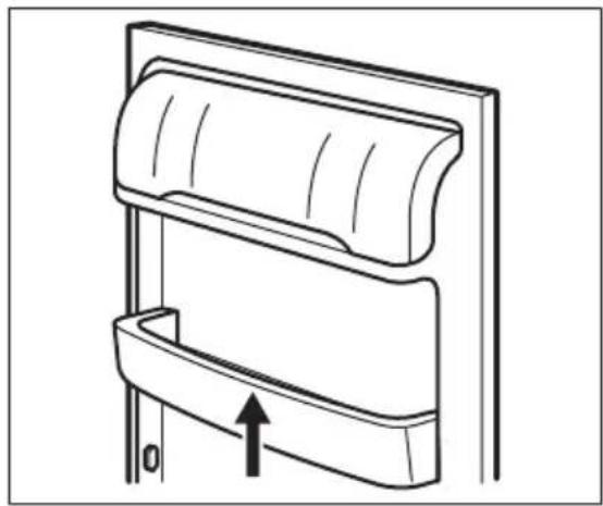 ELECTROLUX TC15013 - EMPLACEMENT DES BALCONNETS DE LA PORTE - 1