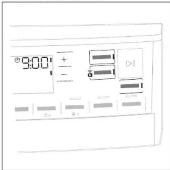 ELECTROLUX TWSLMO500 - Avvio di un programma con Termina tra (Fertig In) - 1