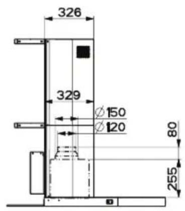 ELECTROLUX EFC1060X - Platzbedarf - 2