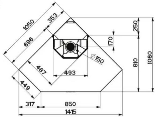 ELECTROLUX EFC1060X - Platzbedarf - 3