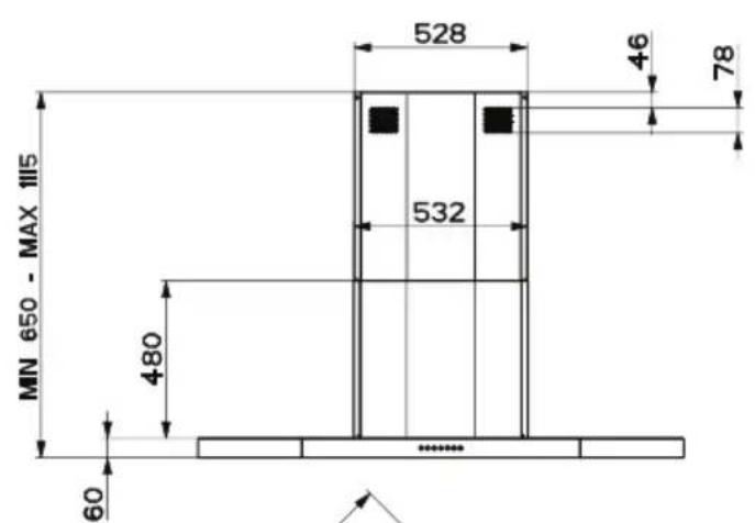 ELECTROLUX EFC1060X - Platzbedarf - 1