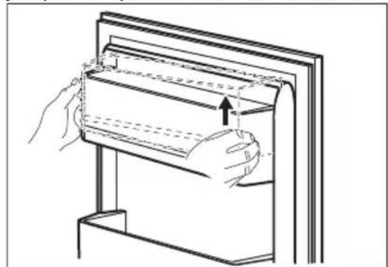 ELECTROLUX ERT1603F - Retrait et installation des étagères de la porte - 1