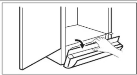 ELECTROLUX SG214N10 - Cleaning the ventilation grille - 1