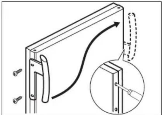ELECTROLUX SG2000N - Reversibilité de la porte - 5