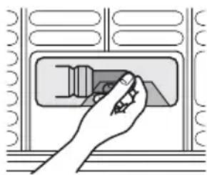 ELECTROLUX ECM30131W - Replacing the lamp - 1