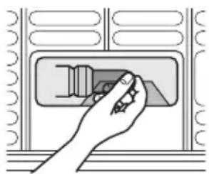 ELECTROLUX ECM30131W - Remplacement de l'ampoule d'éclairage - 1