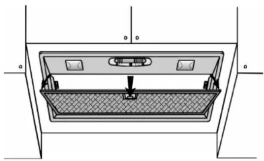 ELECTROLUX AFG550 - Pour retirer le filtre à graisse métallique - 1