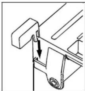 ELECTROLUX SG293N10 - Installation du distance bloc - 1